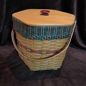 Longaberger basket 12” tall , 12” wide . 1997